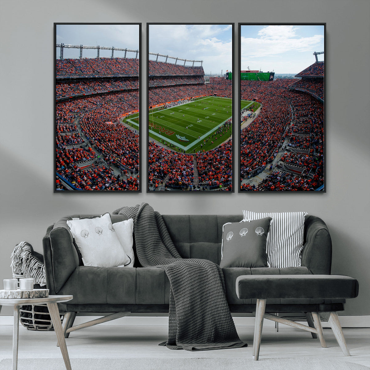 Denver Broncos Football Team Print - Empower Field Mile High