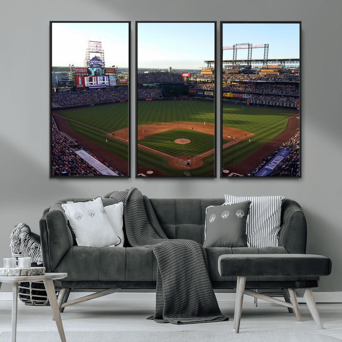 Colorado Rockies Coors Field Wall Art Canvas Print - MLB