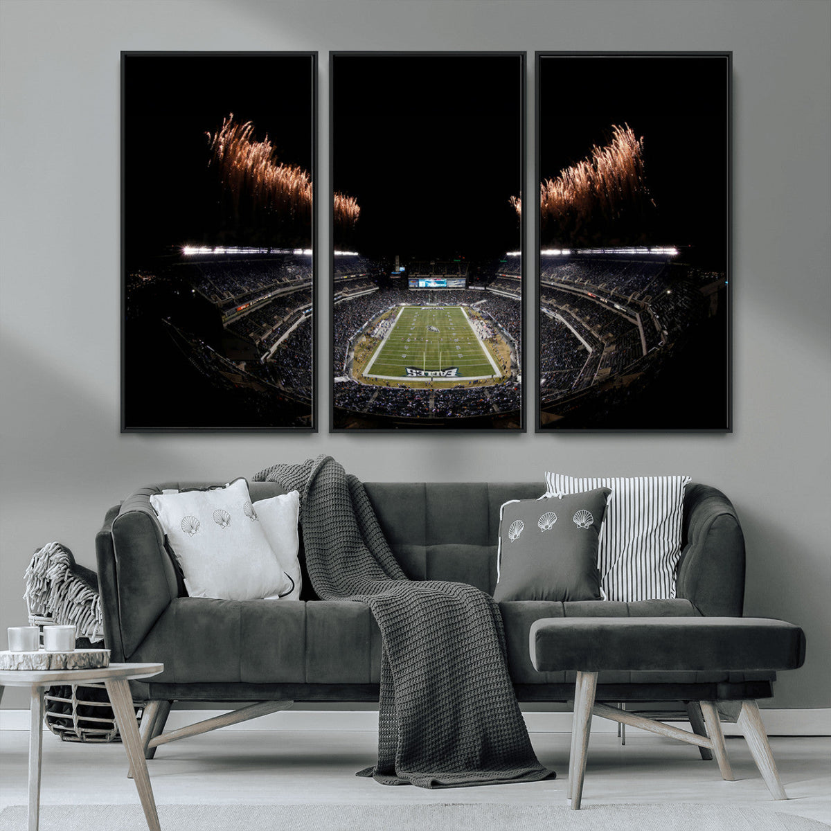 Eagles Field Stadium Wall Art | Philadelphia Eagles Football