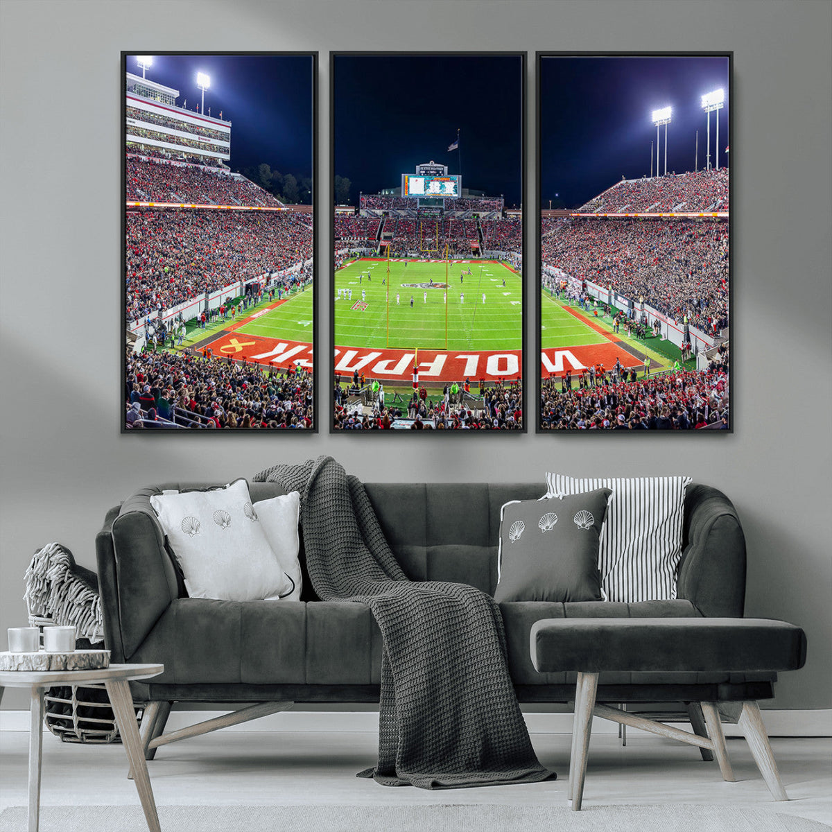 NC State Wolfpack Canvas Print - Raleigh Carter-Finley