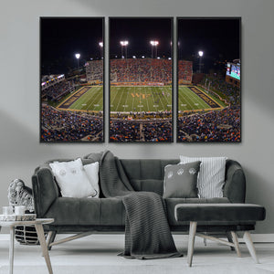 Demon Deacons Print Canvas, Football Team Print -