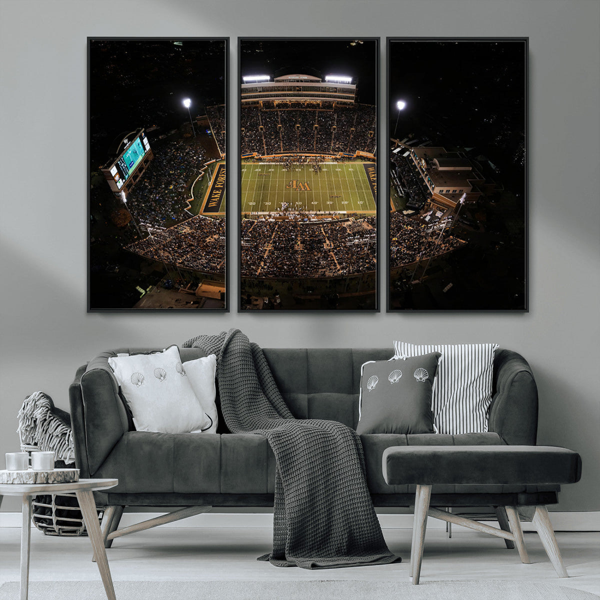 Wake Forest University Demon Deacons Canvas Printi, Football