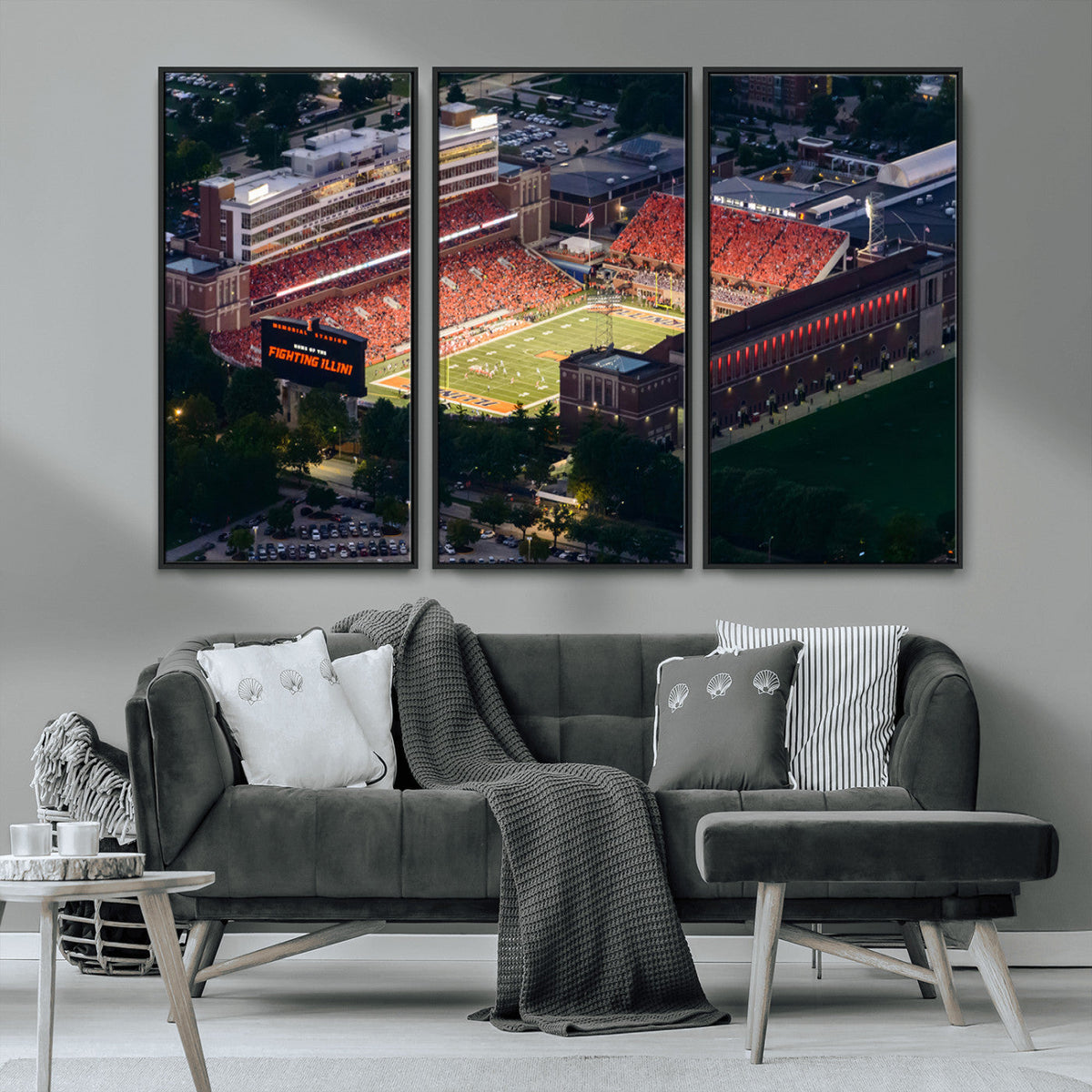 University of Illinois Fighting Illini Football Team Print -
