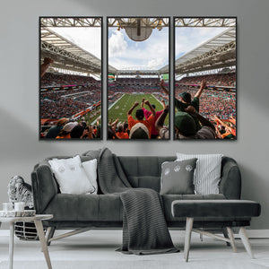 Miami Hurricanes Football Team Wall Art Print - Miami Hard