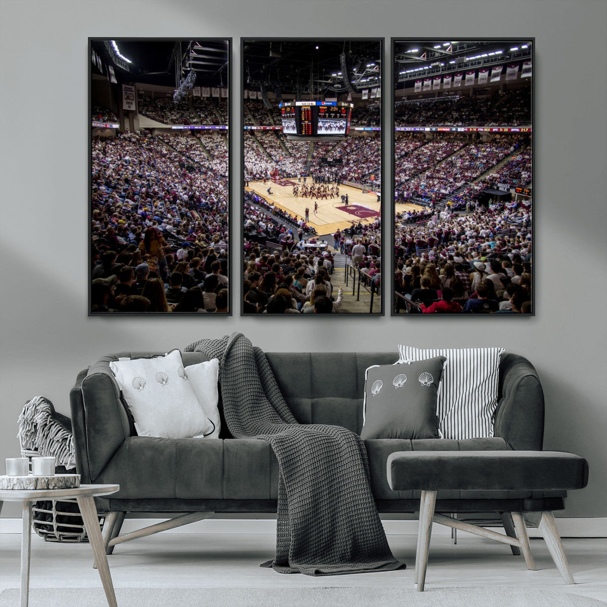 University of Nebraska Cornhuskers Basketball Team Print -