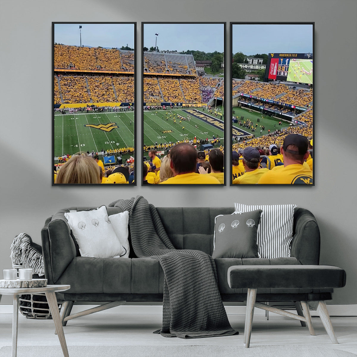 Puskar Stadium Canvas Print Wall Art - Morgantown Print -