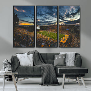 University of Wyoming Cowboys Football Team Print - Laramie