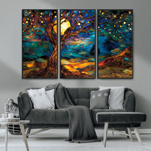 Tree of Life Wall Art - Yggdrasil Tree of Life Canvas Print