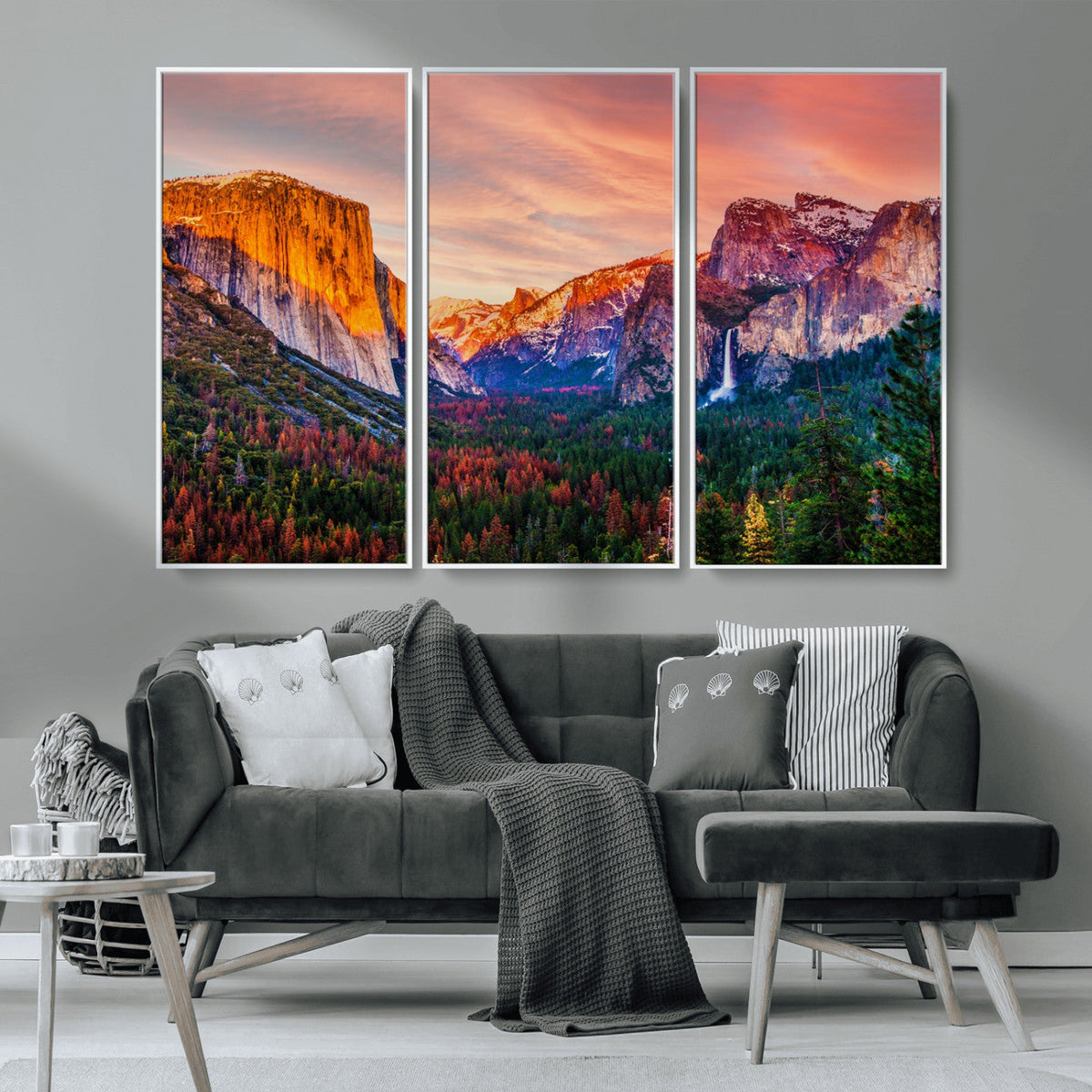 Yosemite Nal Park Wall Art Landscape Canvas Print El Capitan