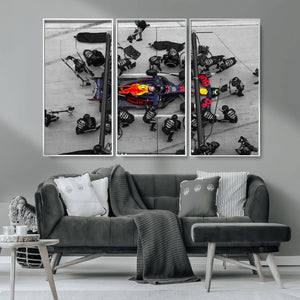 RedBull Formula 1 Canvas Wall Art Print