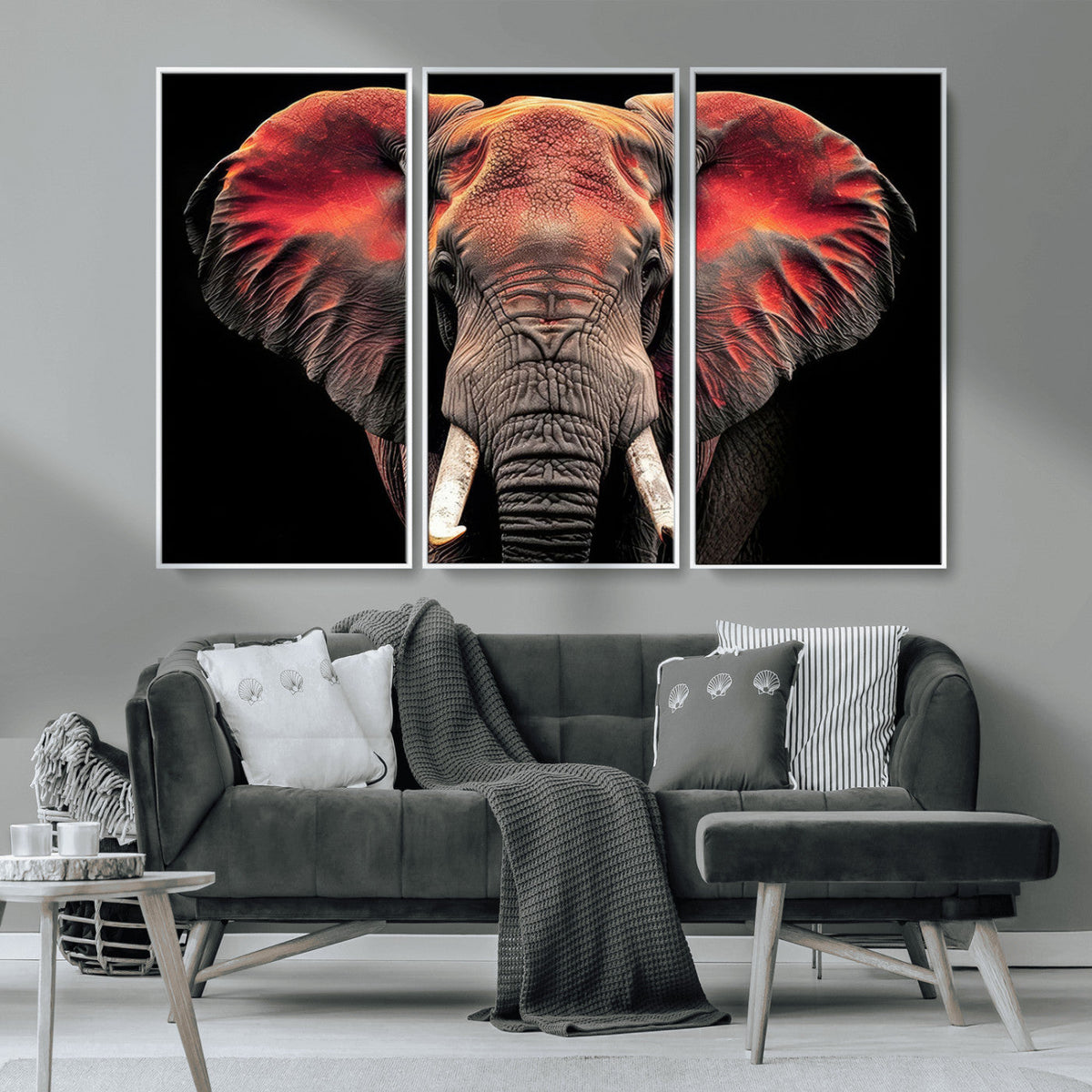 Elephant Wall Art Canvas Print