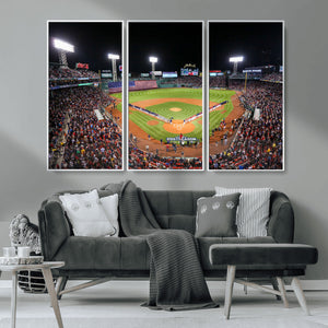 Fenway Park Wall Art Canvas Print | Large Baseball Stadium