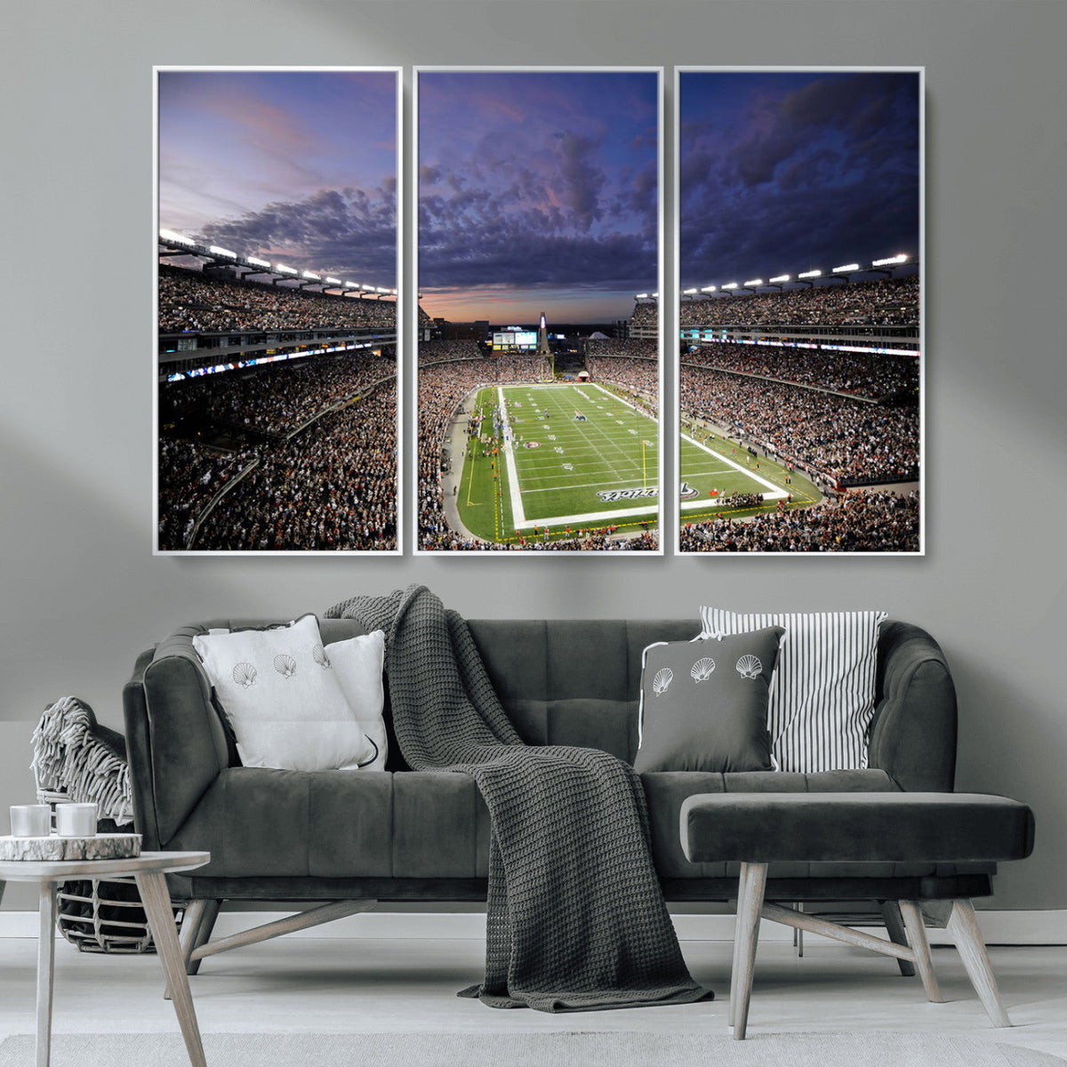New England Patriots Football Team Print - Foxborough