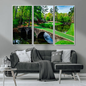 Augusta National Golf Club Wall Art - Panoramic Bridge &