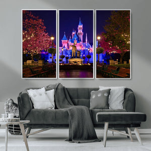 Castle Large Wall Art Disney Magic Kingdom Kids Room Decor -