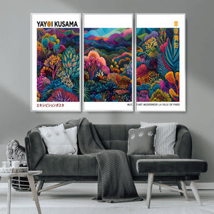 Framed Yayoi Kusama 1986 Wall Art Print – Japanese Wall Art