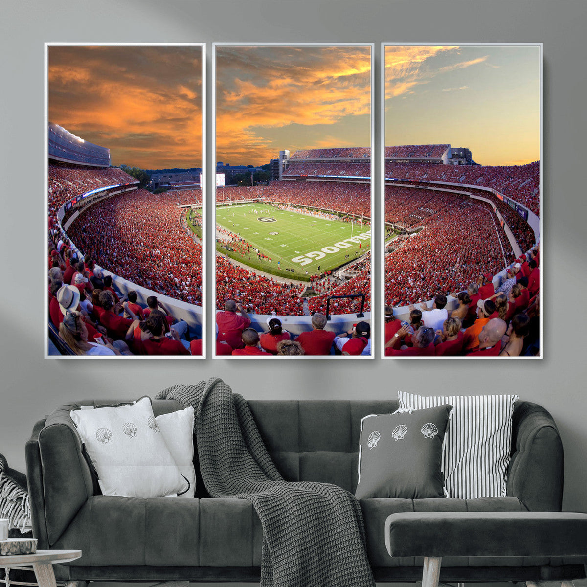 Dooley Stadium Wall Art, Sports Arena Canvas Print, Dooley