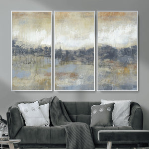 Abstract Neutral Landscape Painting Wall Art
