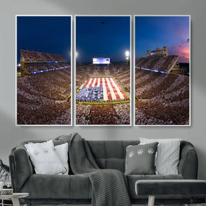 Oklahoma Sooners Memorial Stadium Wall Art Canvas Print,
