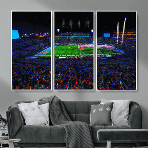 Ole Miss Rebels Vaught Hemingway Stadium Wall Art Canvas