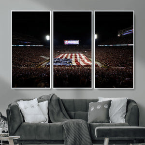 Oklahoma Memorial Stadium Wall Art Canvas Print – Oklahoma