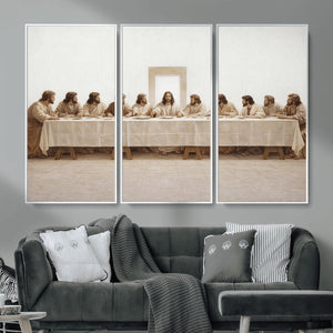 The Last Supper Wall Art Canvas Print, Jesus Christ Biblical