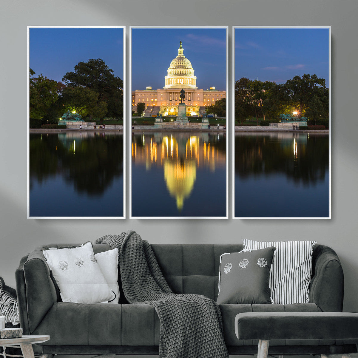 US Capitol Building Wall Art Canvas Print – Washington DC