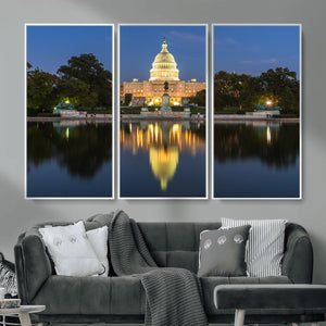 US Capitol Building Wall Art Canvas Print – Washington DC