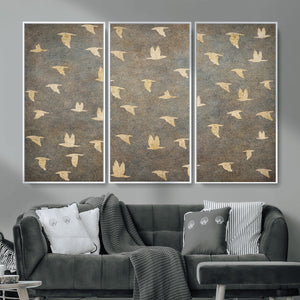 Abstract Birds Wall Art Canvas Print