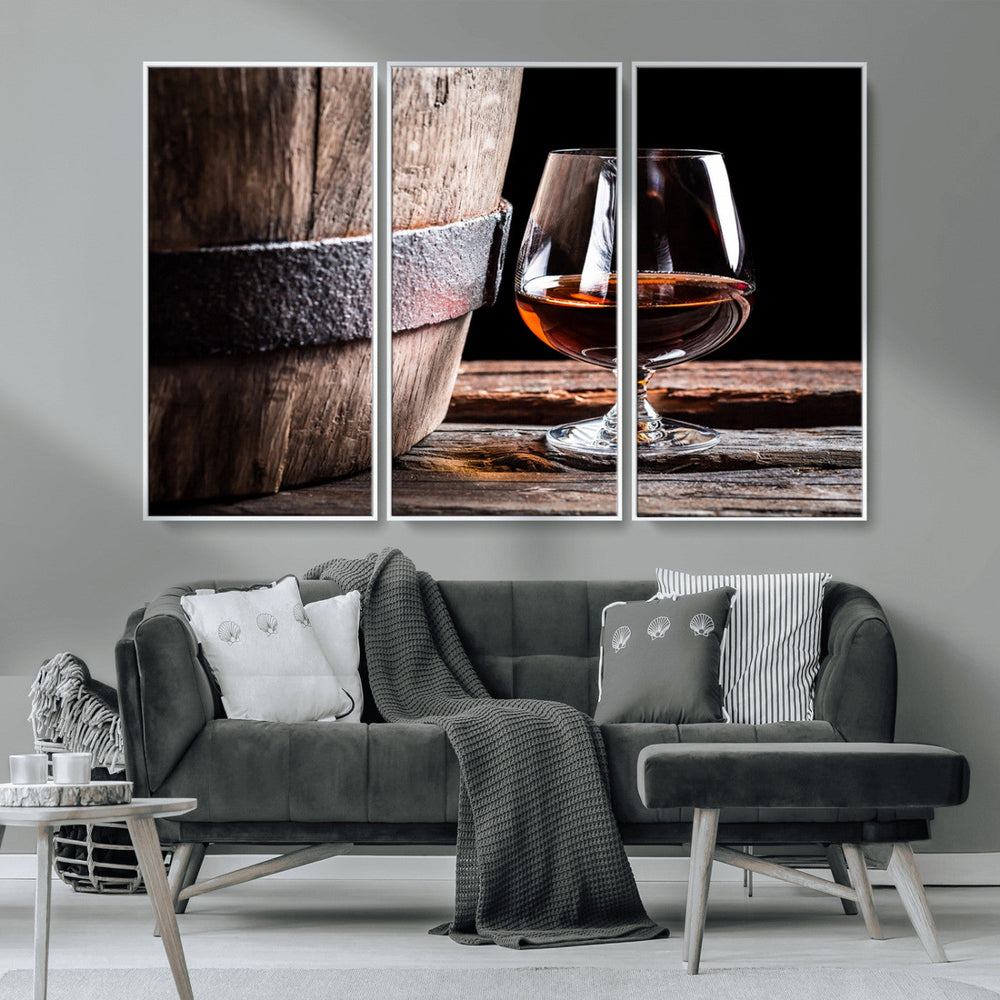 Scots Whiskey Wall Art Canvas Print