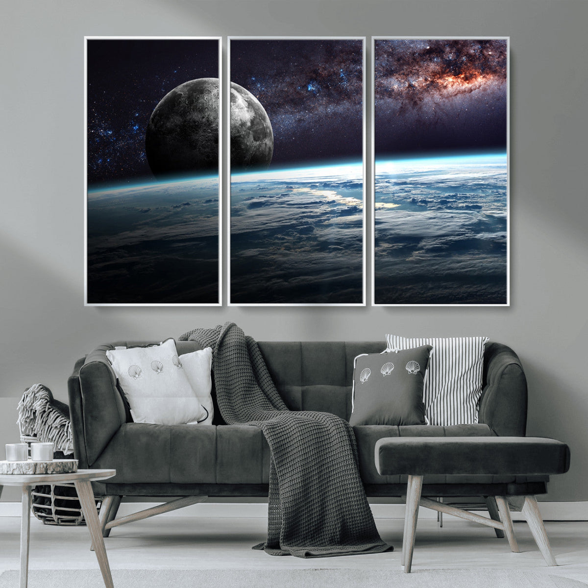 Space and Planet Canvas Print