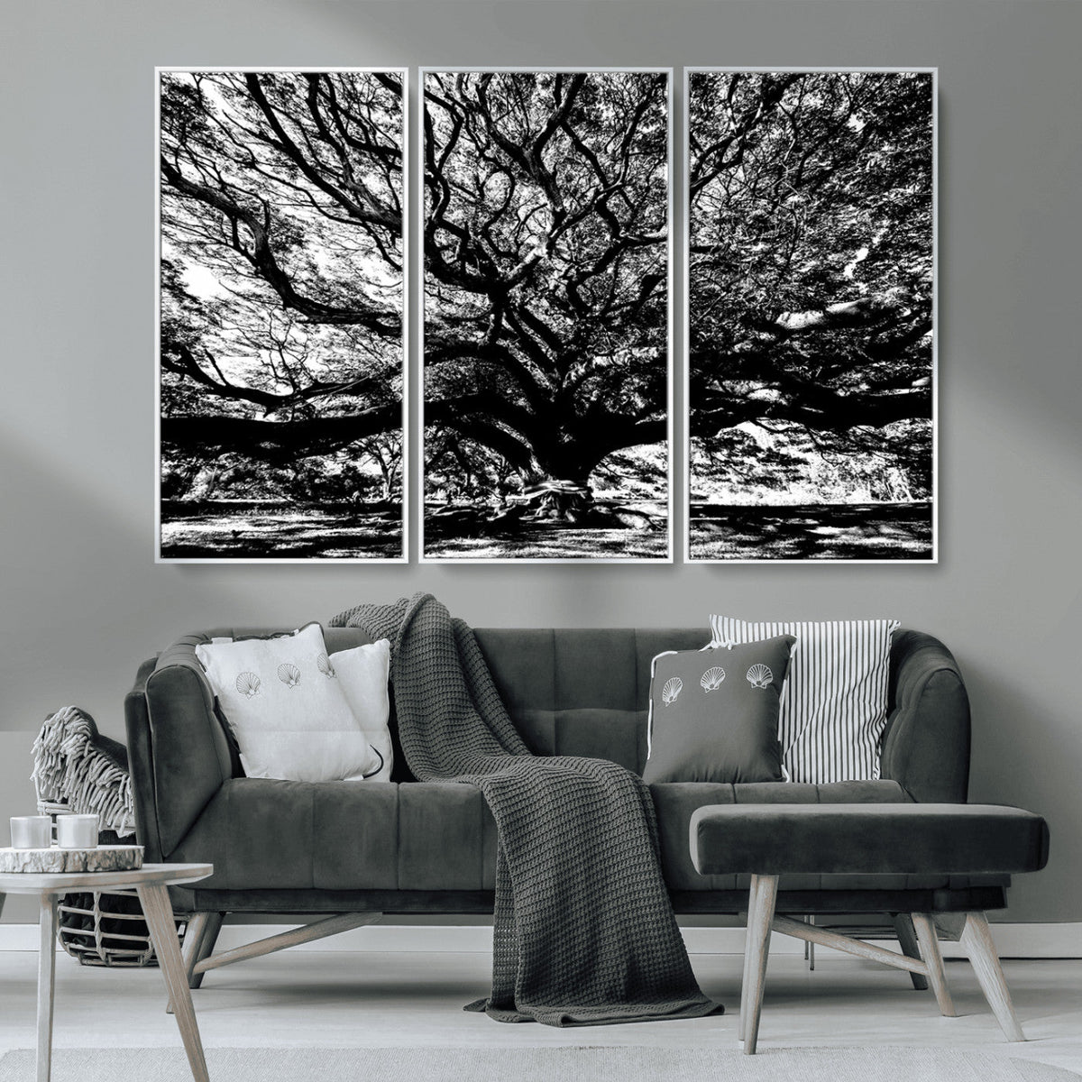 Mighty Angel Oak Wall Art | Angel Oak Tree Art Print