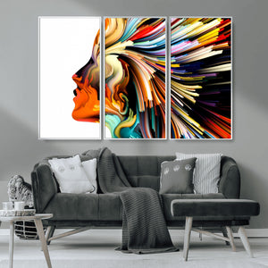 Profile Colors Canvas Print