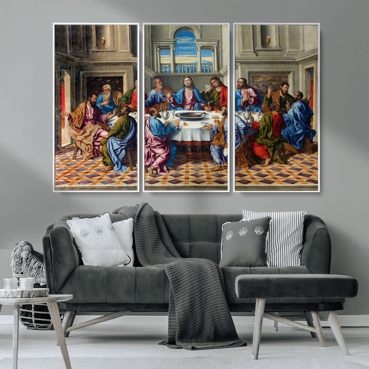 The Last Supper Multi Panel Canvas Wall Art