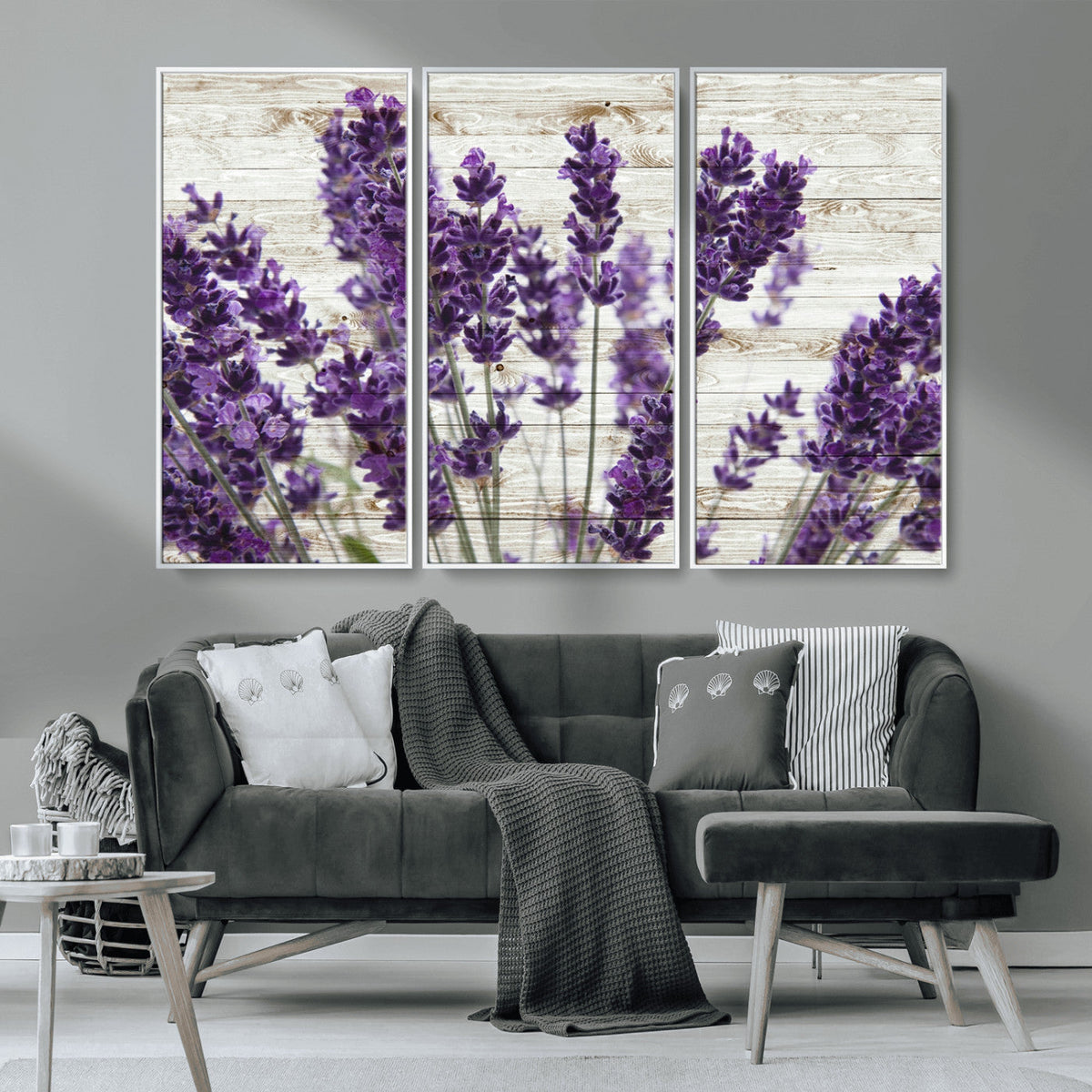 Lavender Herb Wall Art Canvas Print