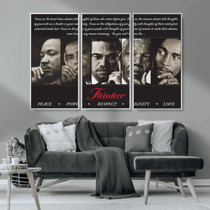 Thinkers of Wall Art Canvas Print - Inspirational Wall Art