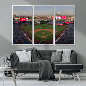 Los Angeles Angels Baseball Canvas Print - Anaheim Angel