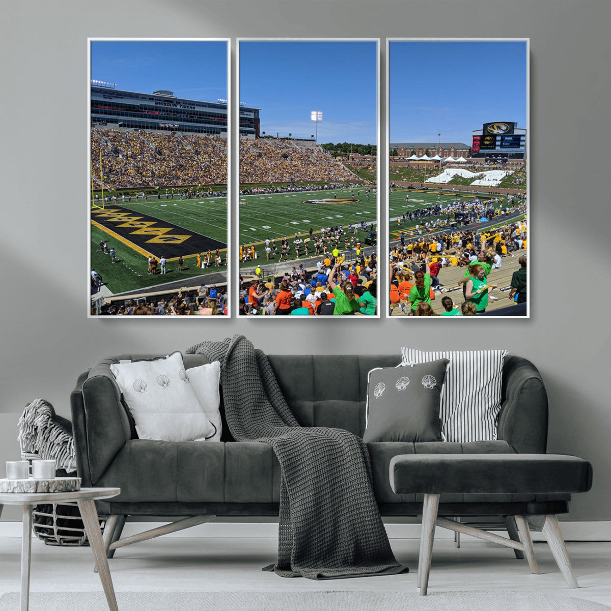 University of Missouri Tigers Football Team Print - Columbia