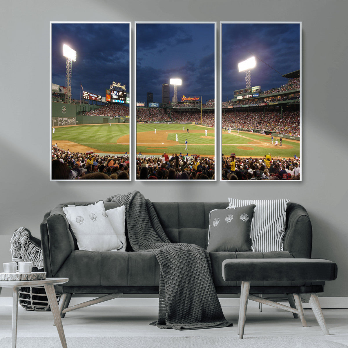 Boston Red Sox Baseball Team Print Canvas - Massachusetts
