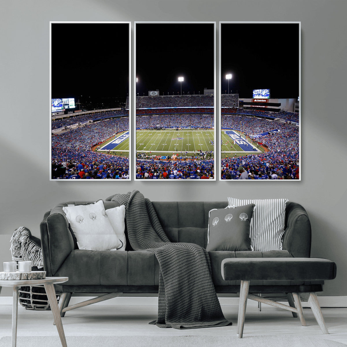 Buffalo Bills Wall Art - Buffalo Bills Stadium Canvas Print,