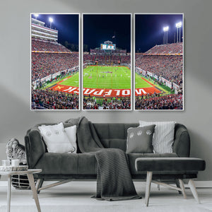 NC State Wolfpack Canvas Print - Raleigh Carter-Finley