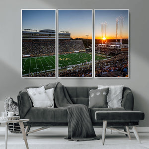 Demon Deacons Football Team Print Canvas- Winston-Salem