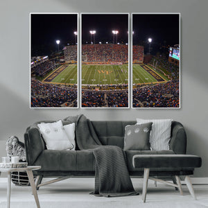 Demon Deacons Print Canvas, Football Team Print -