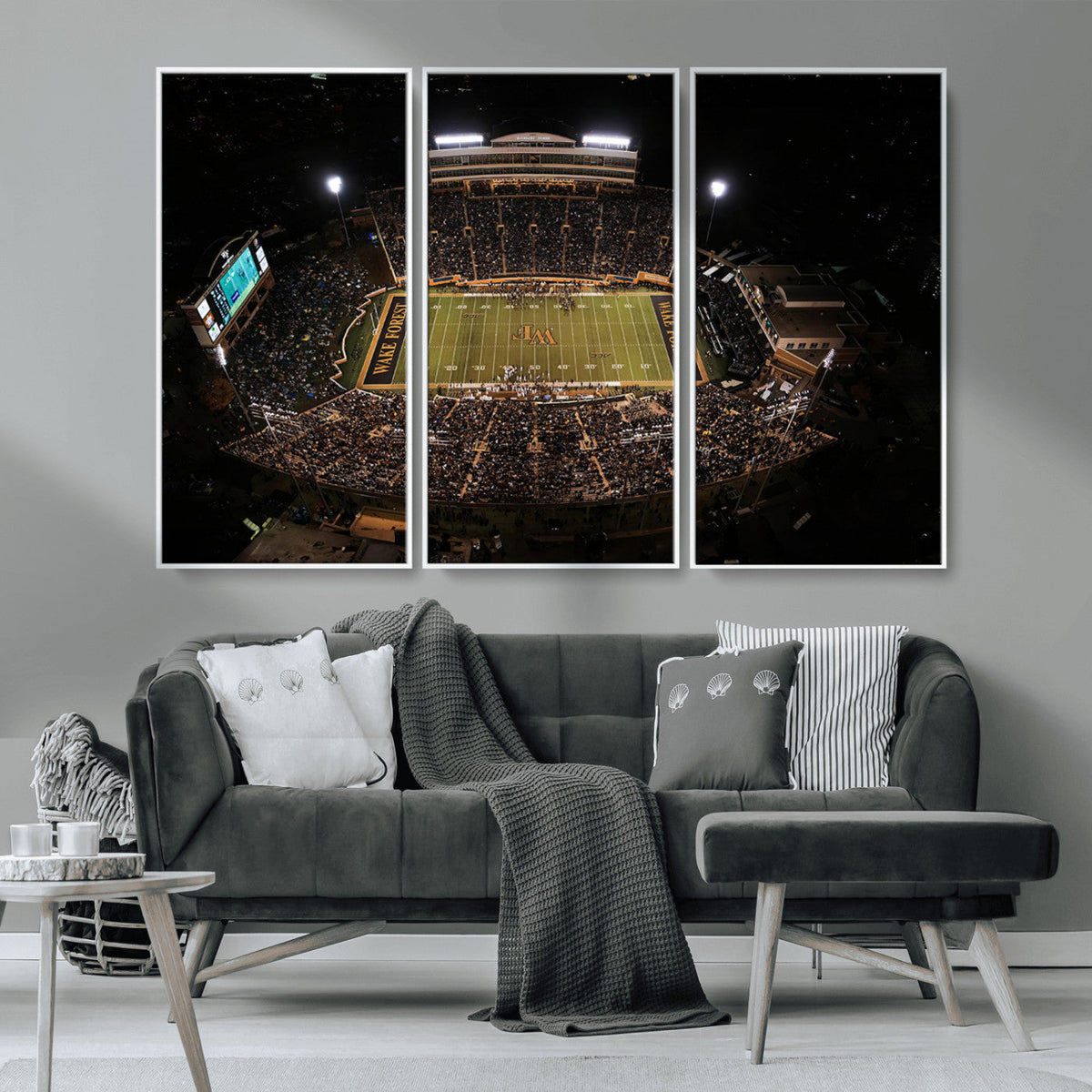 Wake Forest University Demon Deacons Canvas Printi, Football