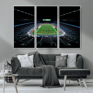 Denver Broncos Football Team Print Canvas- Denver Empower