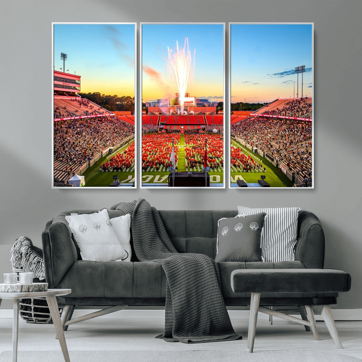 North Carolina State University Canvas Print, North Carolina