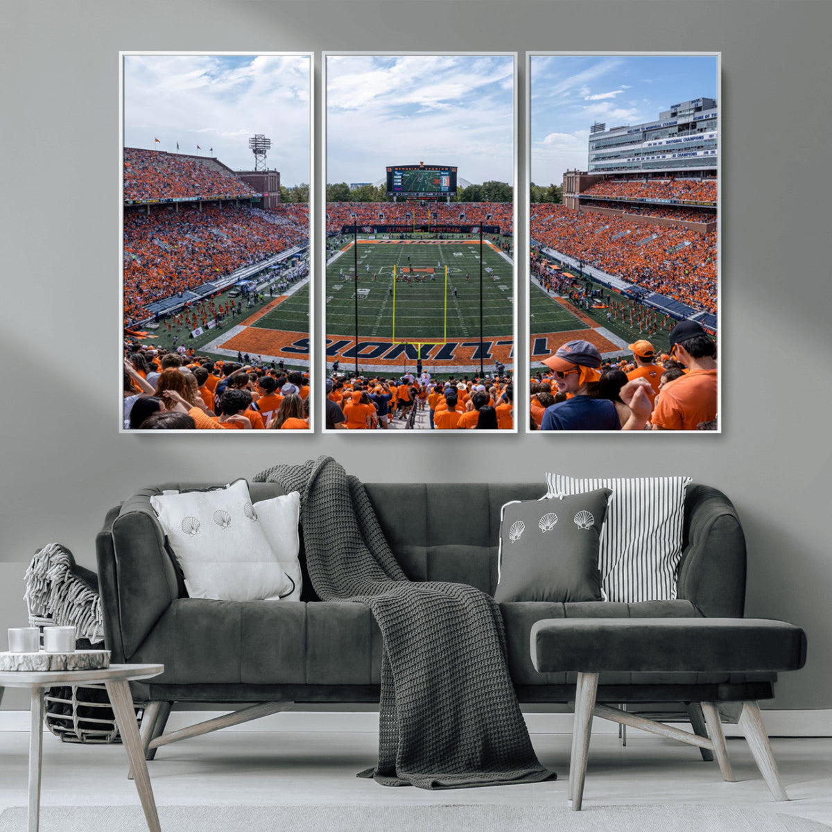 University of Illinois Fighting Illini Football Team Print