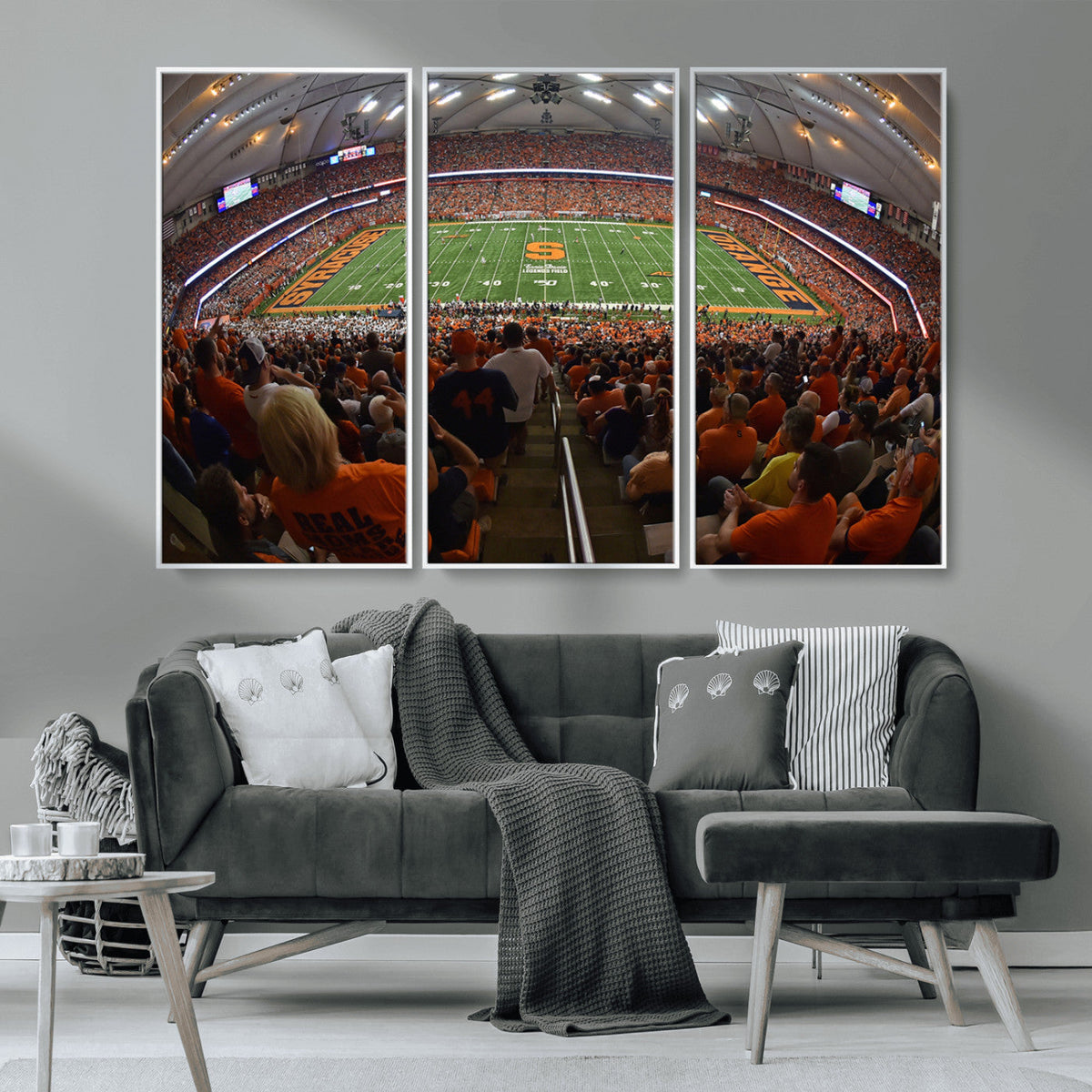 Syracuse University Orange Football Canvas Print, Football