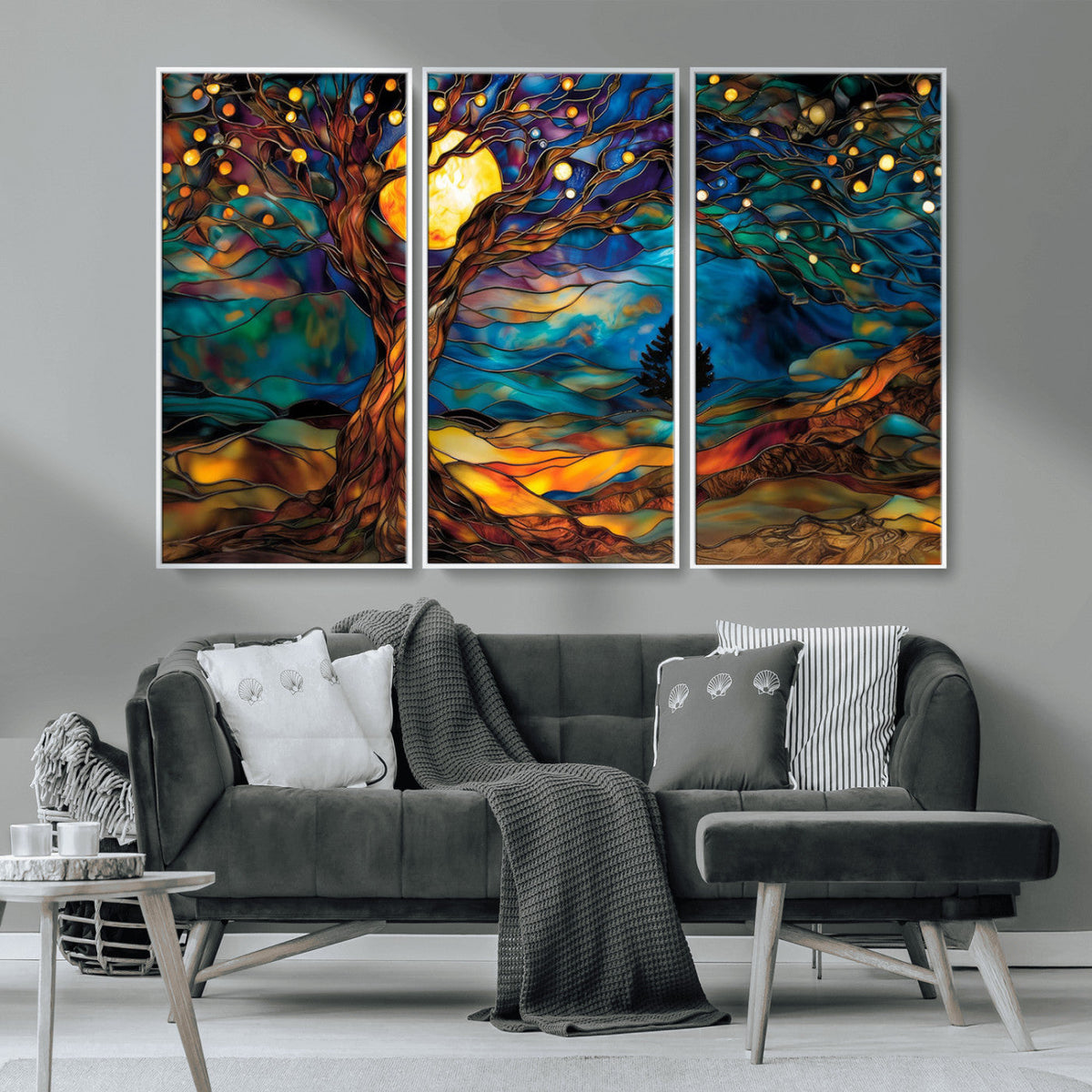 Tree of Life Wall Art - Yggdrasil Tree of Life Canvas Print