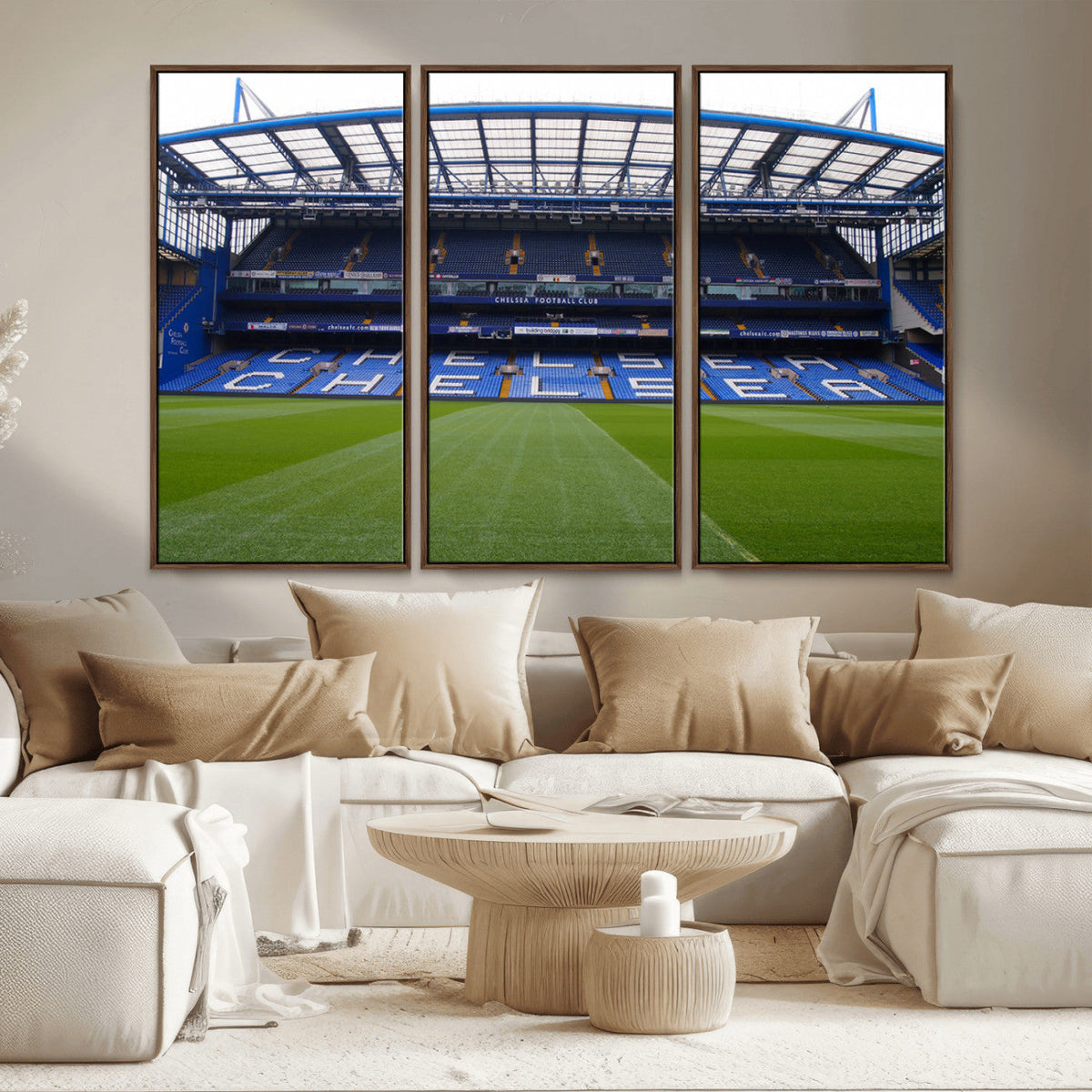 Chelsea FC Soccer Team Print - Stamford Bridge Stadium Wall